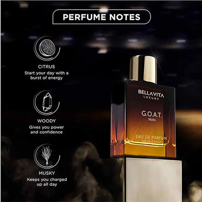 Command & Conquer by Bellavita Luxury | 4X100 Ml Perfume Set | CEO Man, G.O.A.T. Man, KLUB Man & OUD | Luxury Perfume for Men | Long Lasting, Citrus, Woody, Musky & Sweet Notes | Luxury, Vegan & Cruelty Free Eau De Parfum