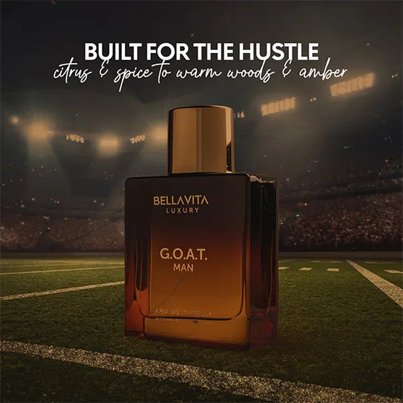 Command & Conquer by Bellavita Luxury | 4X100 Ml Perfume Set | CEO Man, G.O.A.T. Man, KLUB Man & OUD | Luxury Perfume for Men | Long Lasting, Citrus, Woody, Musky & Sweet Notes | Luxury, Vegan & Cruelty Free Eau De Parfum
